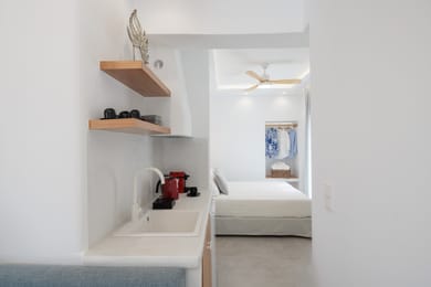 Living Suite with heated Plunge Pool