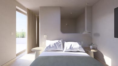 Penthouse maisonette with Private Pool & Sea View