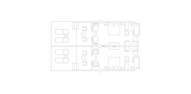 Family Connecting Terrace Sea View Rooms