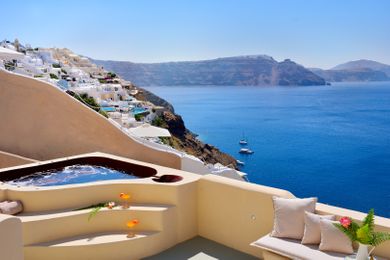 Archon Villa with Caldera View (outdoor jacuzzi)