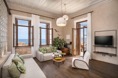 Honeymoon Sea View Suite with Spa Bath & Private Roof Garden [Ceramic]
