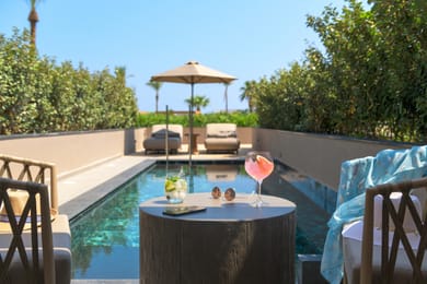 Open Plan Suite Partial Sea View with Private Pool