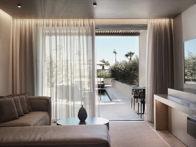 Open Plan Suite Partial Sea View with Private Pool