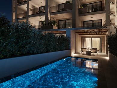 Open Plan Suite Partial Sea View with Private Pool