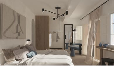 Classic double room by the pool