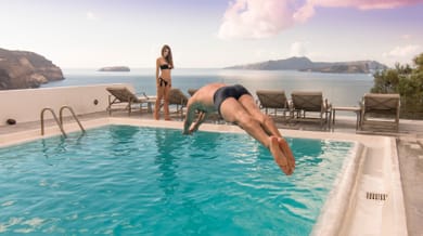 Presidential 7 Bedrooms Villa with private pool in Akrotiri village