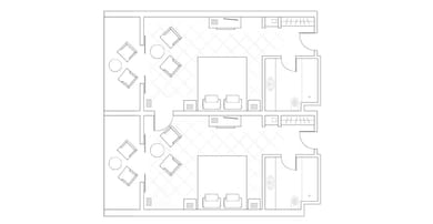 Family Interconnecting Sea View Rooms
