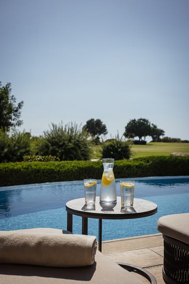 One Bedroom Suite Private Pool Golf & Sea view