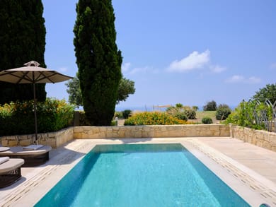 Deluxe Double Room Private Pool Golf & Sea View