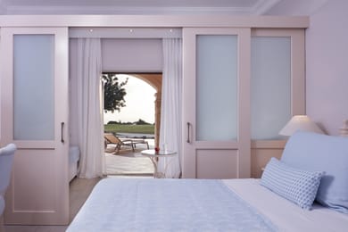 Family Room Sliding Doors Garden or Pool View