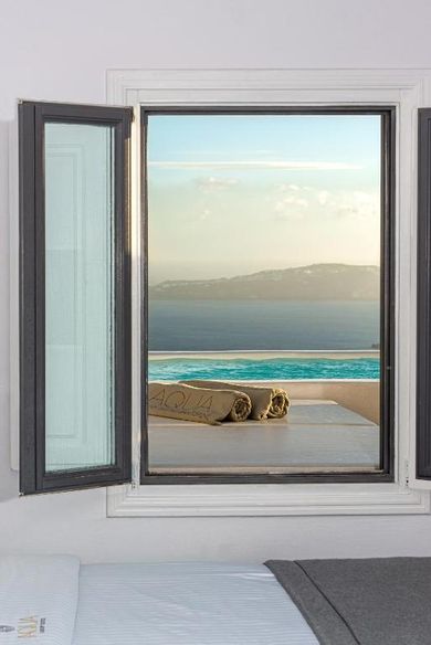 MARE GRAND SUITE - Panoramic Caldera & Volcano Sea View - Private Terrace with Outdoor Plunge Pool