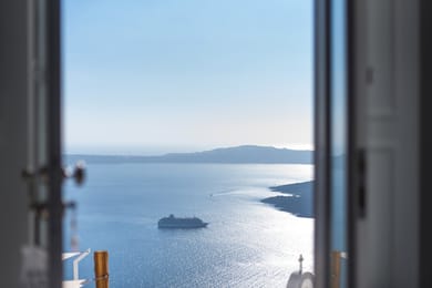 LOVE BIRDS DOUBLE  - Caldera and Volcano Sea View