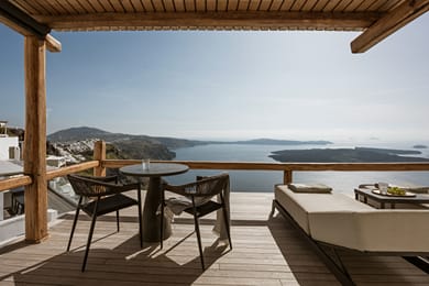 EXECUTIVE SUITE - Panoramic Caldera & Volcano Sea View  - Private Use Deck - Private Outdoor Plunge Pool