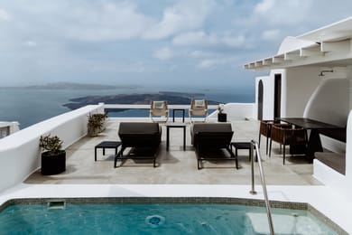 AQUA MARINE SUITE - Panoramic Sea View - Private Terrace and Outdoor Swimming Pool