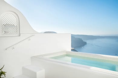 SUPERIOR SUITE - Panoramic Caldera & Volcano Sea View - Private Terrace with Outdoor Tub