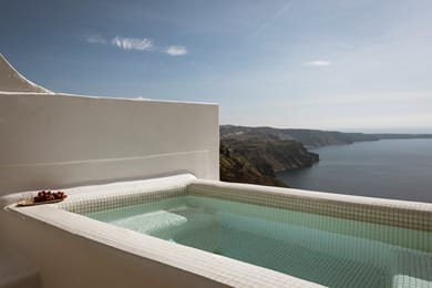 SUPERIOR SUITE - Panoramic Caldera & Volcano Sea View - Private Terrace with Outdoor Tub
