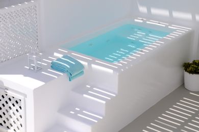 SENIOR SUITE - Caldera & Volcano Sea View - Private Outdoor Tub 