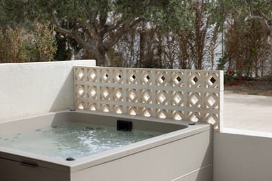 Junior Suite with Open Air Hot Tub and Garden View