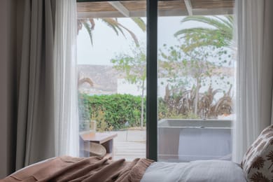 Superior Double Room with Open Air Hot Tub and Garden View