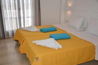 Garden view room with double bed or two beds