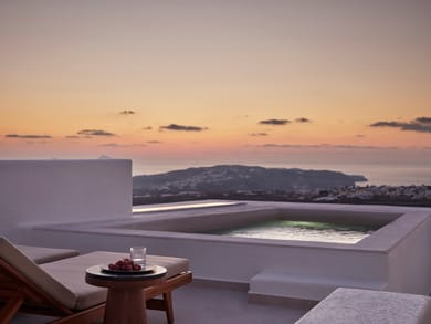 Junior Suite Sea View with Heated Private Plunge Pool