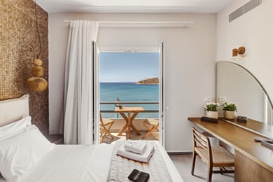 Deluxe Sea View Room with Balcony & Sofa Bed