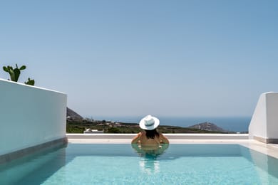 Honeymoon Suite with Private Pool and Sea View