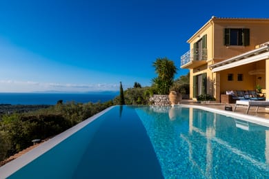 Grand Villa with Private Heated Pool - with Panoramic View