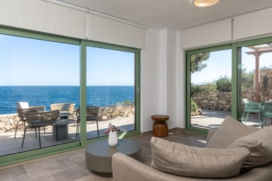 Astarte Villas - Blue Wave Retreat Private Beach Front Villa