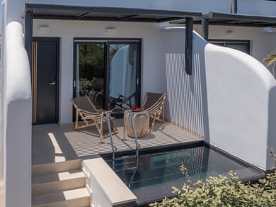 Superior Maisonette Private Plunge Pool & Surrounding View