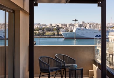 Deluxe Suite with Terrace & Side Sea View