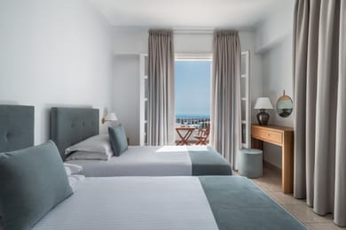 Classic Double with Balcony & Village View