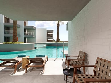 Family Room Swim up Pool View