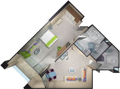 Superior Family Suite Sea View