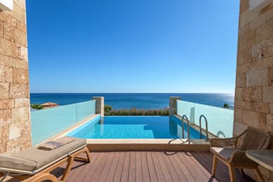 Deluxe Sea View Room with Personal Pool