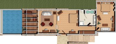 Platinum Beach Family Suite Sea View with Personal Pool Signature Collection
