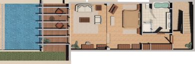 Platinum Beach Junior Suite Sea View with Personal Pool Signature Collection