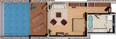 Platinum Beach Room Sea View with Personal Pool Signature Collection