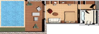 Prestige Bungalow Sea View with Personal Pool