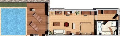 Prestige Junior Bungalow Sea View with Personal Pool
