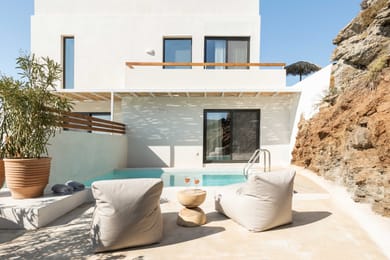 Elegant Suite with Private Outdoor Pool & Sea View