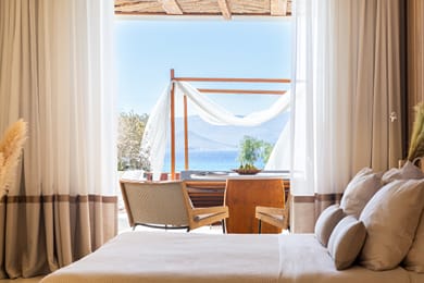 Sea View Meditation Suite with Outdoor Hot Tub & Day Bed
