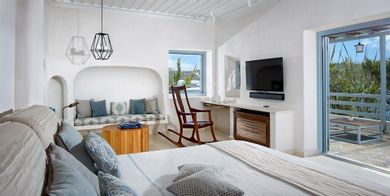 Waterfront Suite with Private Sundeck (350 meters from main hotel - sleeps 3)
