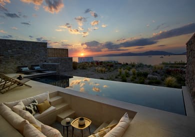 1 Bedroom | Lilac Villa with Private Heated Pool | Mykonos Town - Megali Ammos