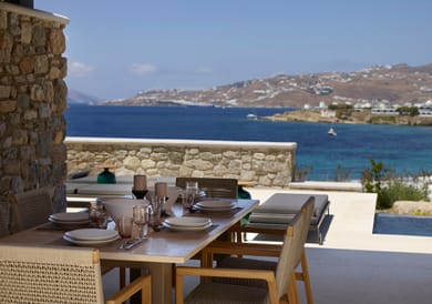 3 Bedroom | Rose Villa with Private Heated Pool | Mykonos Town - Megali Ammos