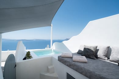 Junior Suite with Caldera-Sea View and Private Outdoor Hot Tub