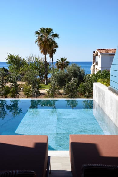 Junior Suite with Private Pool & Partial Sea View