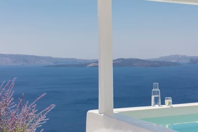 Honeymoon Suite Plunge Pool Caldera Sea View