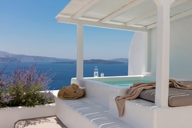 Honeymoon Suite Plunge Pool Caldera Sea View