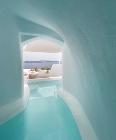 River Pool Suite Caldera Sea View